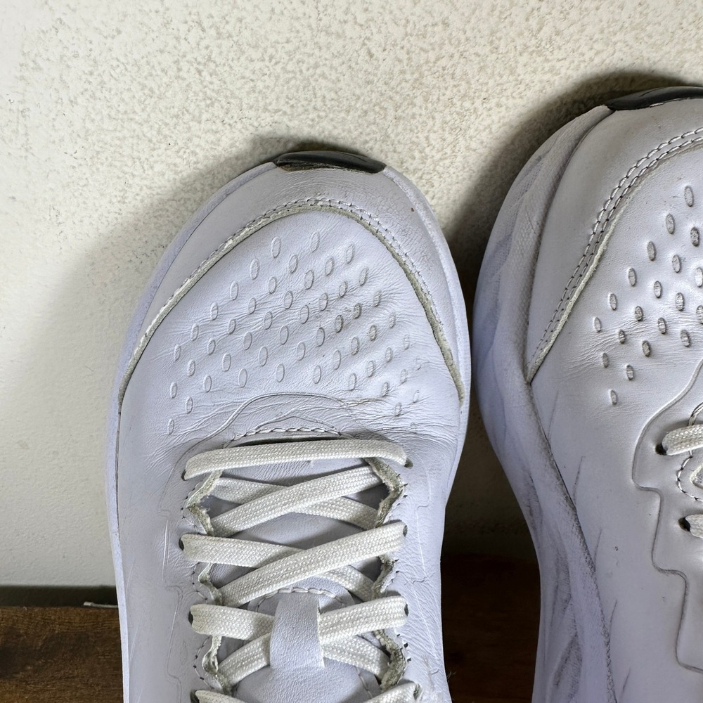 Hoka One One Bondi SR Women's White Leather Slip Resistant Shoes Size 9 - Picture 3 of 9